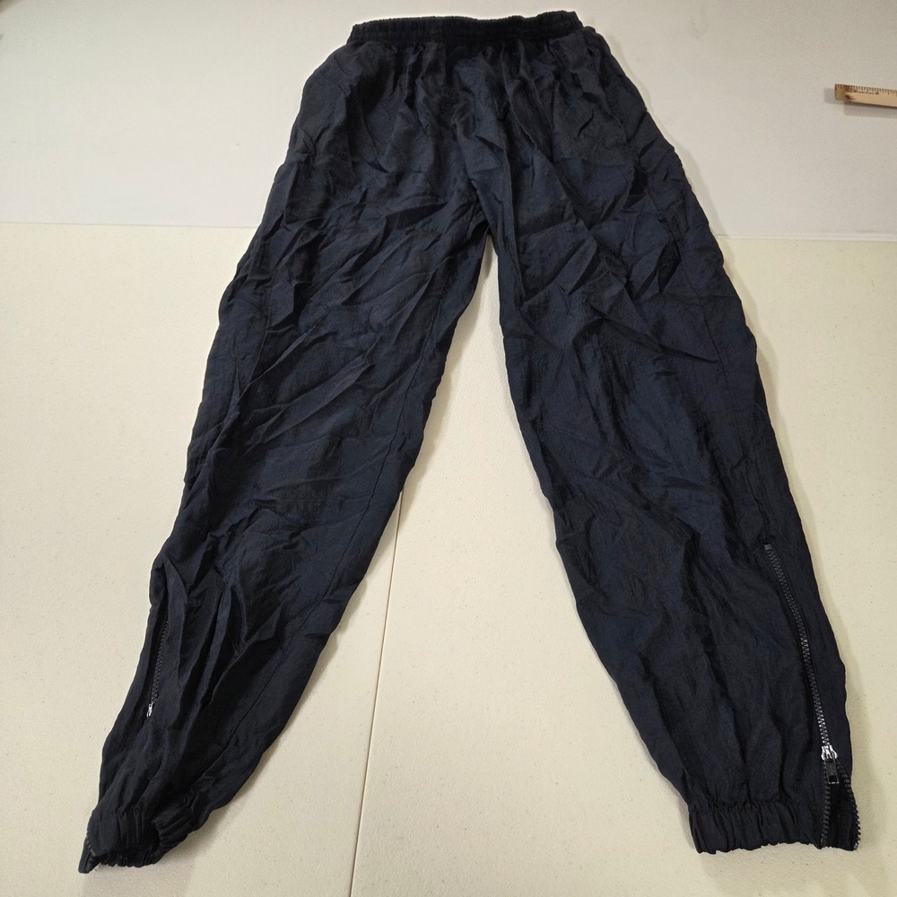 Vintage Pro Spirit Navy Blue Nylon Windbreaker Track Pants Mens Medium Korea